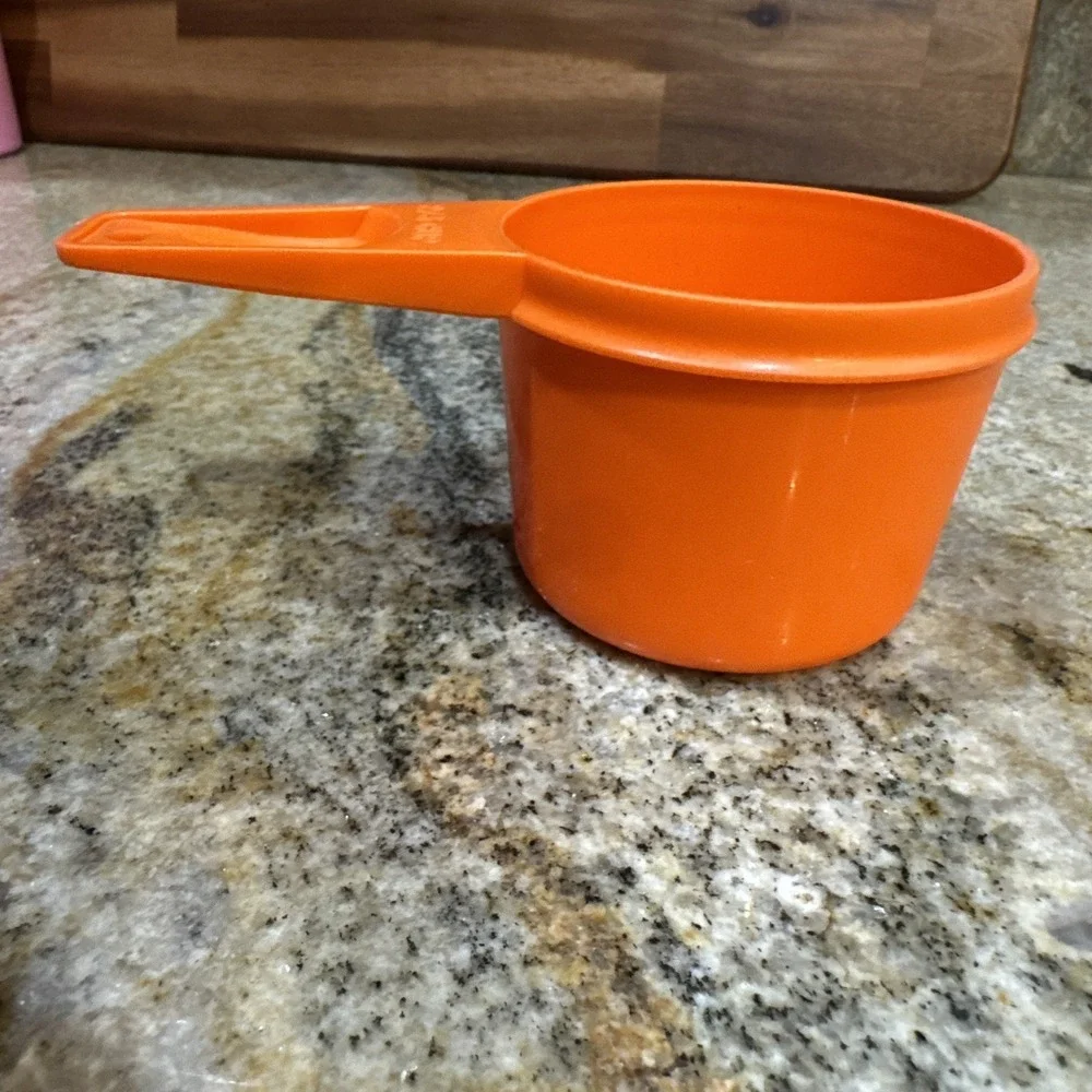 TUPPERWARE Orange 2/3 Cup Measuring Cup Replacement Vintage